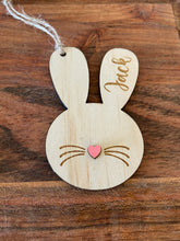 Load image into Gallery viewer, EASTER BUNNY Name Tags Personalised
