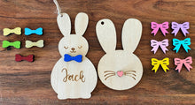 Load image into Gallery viewer, EASTER BUNNY Name Tags Personalised
