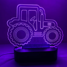 Load image into Gallery viewer, Acrylic Night Light &quot;Tractor&quot;
