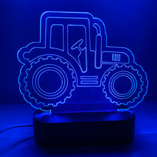 Load image into Gallery viewer, Acrylic Night Light &quot;Tractor&quot;
