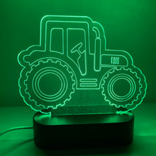 Load image into Gallery viewer, Acrylic Night Light &quot;Tractor&quot;
